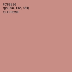#C88E86 - Old Rose Color Image